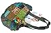 Tribe Azure Floral Embroidered Blue Shoulder Tote Bag Boho Gypsy Hippie Cotton Lightweight Roomy Spacious Colorful School Laptop Books Large Durable