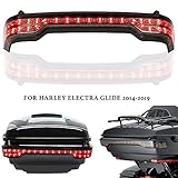 Harley Tour Pack Lights - Smoke King Tour Pack Pak LED Brake Turn Tail Light for Harley-Davidson Touring Models '14-Up Road Electra Glide Ultra Limited Classic 2014-2019