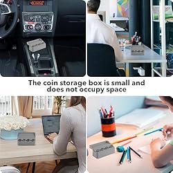 SINGARO Coin Holder for Car, Coin Change Organizer