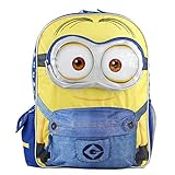 2015 New Despicable Me Minions 3D Eyes Limitied 16 Inches Backpack