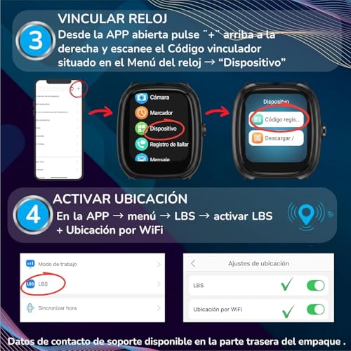VELTIX®️ Nuevo Reloj Inteligente Niño X Pro 4G + 2 Correas Gratis | Smartwatch Niños con GPS Y Llamadas | Reloj Inteligente Niña | Reloj con GPS | Reloj para niños con VIDEOLLAMADAS (Premium)
