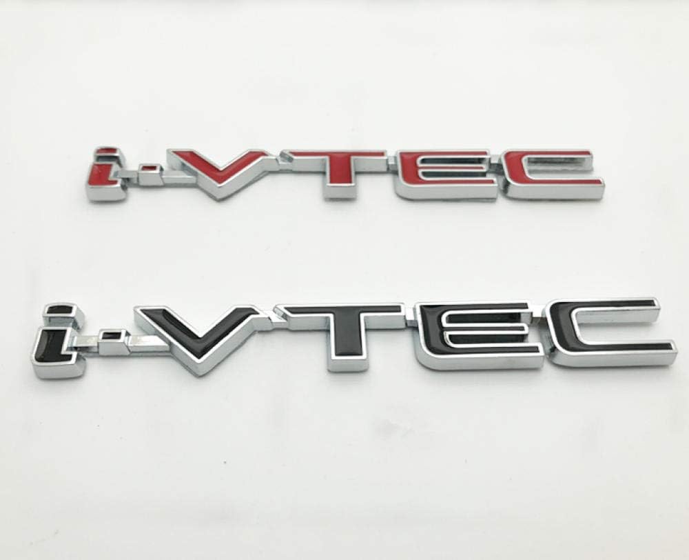 AHHMT for Honda Civic Accord Odyssey Spirior CRV SUV, 3D Red Logo Metal Car Styling Emblem Tail Body Badge Zinc Alloy Sticker