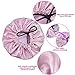 3 Pieces Kids Satin Bonnet Adjustable Sleeping Cap Reversible Satin Cap for Teens Toddler Child (Classic Color)