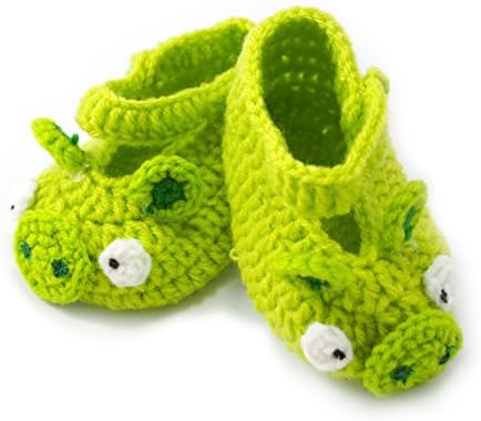HelloKids Handmade crochet cute piggy newborn socks unisex-baby
