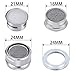 6 PCS Bathroom Faucet Aerator Parts, Male Kitchen Faucet Aerator