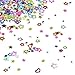 Amersumer 7.2oz/200g Multicolor Manicure Glitter Confetti,Mixed Shapes Size 2-4mm for Party Decoration,DIY Crafts,Premium Nail Art Etc