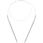 uxcell Aluminum Circular Knitting Needle US Size 32 Inch (80cm) Length Size US 7 (4.5mm) Round Knitting Needle for Handmade P