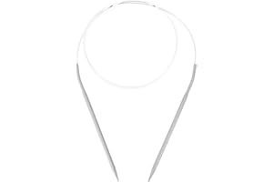 uxcell Aluminum Circular Knitting Needle US Size 32 Inch (80cm) Length Size US 7 (4.5mm) Round Knitting Needle for Handmade P