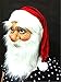 Santa Claus Latex Mask - Realistic Full Face Latex Mask with White Beard, Red Cap Fancy Costume Masquerade for Halloween Christmas Party New Years Holiday