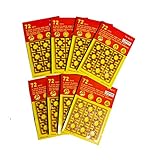 Aryellys 8 Pack of 9 Plastic Disc Cap Each with 72 Shots - 576 Shots Total for Kids Toy Guns