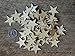 50 Small 1.25 inch Size Wood Stars 1-1/4 inch