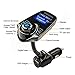 SOGOCOOL Bluetooth Car Kit Wireless FM Transmitter MP3 Player with TF Card Slot & Hands Free Calling for iPhone iPod iPad Samsung Motorola Nokia LG Google Pixel Nexus Android Cell Phone - LCD Display