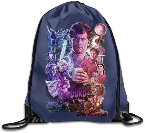 ROTATEL Burbs Comedy Thriller Film Drawstring Bags Visor Backpack Sport Bag For Men & Women
