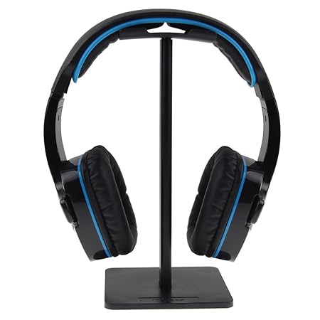 Kopfhörer Ständer,Universal Kopfhörer Halter Display Aufhänger Für Over Ear Kopfhörer Headset Aus Aluminium + TPU + ABS Schwa