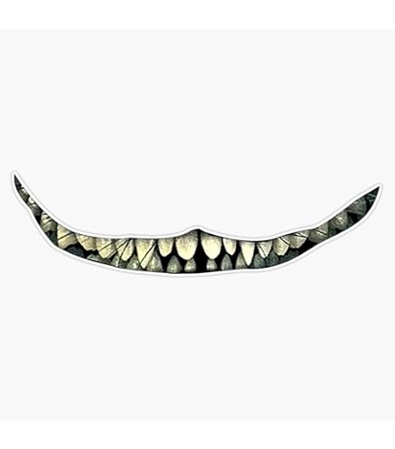 Amazon.com: Cheshire Cat Grin - Adhesivo de vinilo impermeable