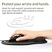 Mouse Pad, MAD GIGA Memory Foam Non Slip Mouse Pad and Keyboard Wrist Rest Support for Office, Computer, Laptop & Mac with Free Cleaning