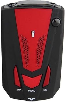 Gps Radar Detector Auto Radar Volgen Van Anti Politie Radar Detector 360 Beschermende Verdediging Voorwerpen Rondom Radar Meten Voertuigsnelheid Red Amazon Nl