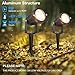 ZUCKEO 5W LED Landscape Lights with Transformer 12V 24V Waterproof Garden Pathway Lights Warm White Walls Trees Flags Outdoor Spotlights with Spike Stand (8 Pack with Transformer)…
