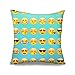 HGOD DESIGNS Emoji Pillow Case, Cotton & Polyester Soft Square Fashion Emoji Face Pillowcases,Sofa Bedroom Living Room Home Decorative Pillow Case Covers 18x18 Double Sides Printed