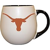 RFSJ Texas 18oz Ceramic Welcome Mug, white, black, burnt orange