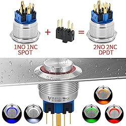 UL Certification 25MM Momentary Push Button Switch