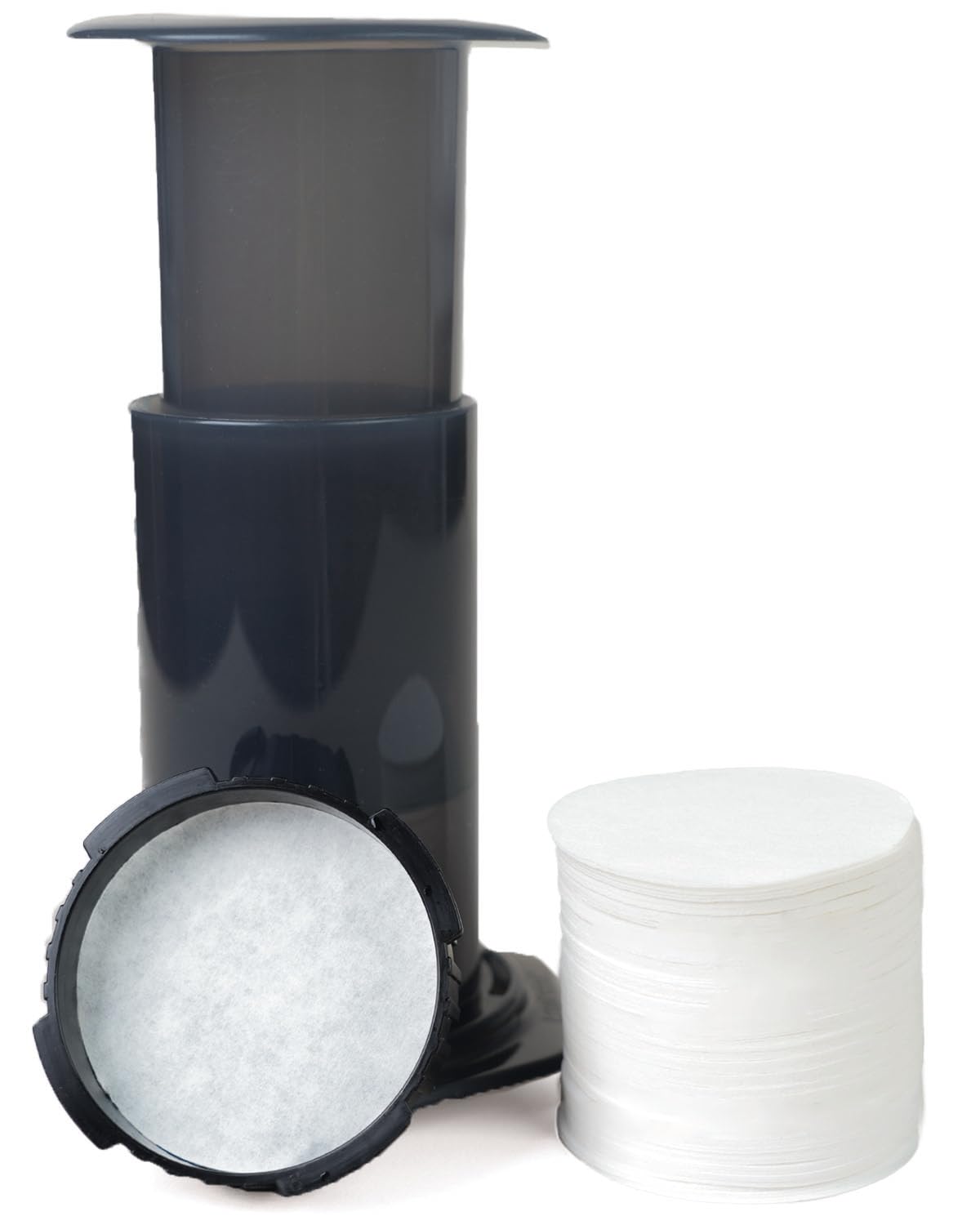 Bake Choice 500-Count Replacement Paper Filters - Round Disposable Coffee Filters Paper Compatible with Aeropress Coffee Makers