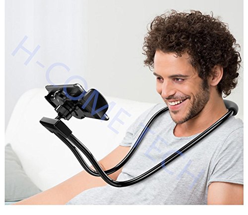 Cell Phone Holder, H-Come Flexible Mobile Phone Holder Chain Long Arm Lazy Bracket Cellphone Holder Stand, For Mobile devices 3.5-6.5 inch ,color shipped randomly(1-Pack)
