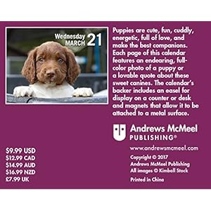 Puppies 2018 Mini Day-to-Day Calendar