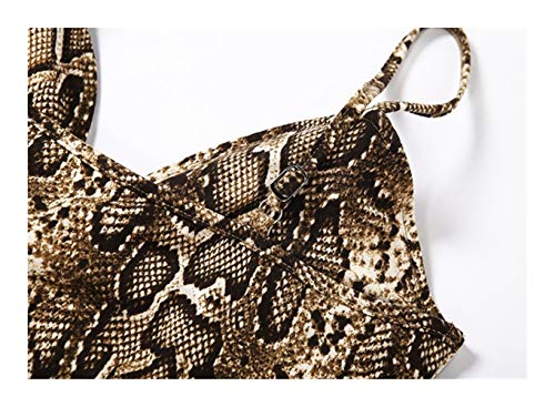 51qmOliGSZL JYSLI Vestido de noche con estampado de serpiente, sexy, cuello en V, sin mangas, con tirantes elegantes, para fiesta… JYSLI Vestido de noche con estampado de serpiente, sexy, cuello en V, sin mangas, con tirantes elegantes, para fiesta… - Imagen 5