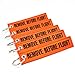 Rotary13B1 - Remove Before Flight Key Chain - 5pcs - Orange