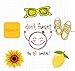 Cool & Trendy Aesthetic Laptop/Water Bottle Sticker Pack for Teens, Kids, Girls and Boys - Hydro Flask Decal Stickers - Yellow Summer Vinyl Stickers - Durable, 100% Vinyl & Waterproof Stickers