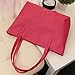 Women Love Bags,Pocciol Lady Girls Canvas Fashion Design Easy Style Shopping Handbag Celebrity Tote Purse Large Travel Bag (Hot Pink)