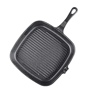 YIJIA-Grill-Pan-Cast-Griddle-Iron-Non-Stick-Steak-Frying-Pans-Cookware-Skillet-9-inch-Suitable-for-Various-Oven YIJIA Grill Pan Cast Griddle Iron Non-Stick Steak Frying Pans Cookware Skillet 9 inch Suitable for Various Oven