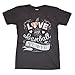 Tees2urdoor Love my Baseball Player Charcoal T-Shirt - AL Large