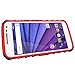 Moto G4 Case, Moto G4 Plus Case - OEAGO [Shockproof] [Impact Protection] Tough Rugged Dual Layer Protective Case Cover with Kickstand for Motorola Moto G4 / G4 Plus (Moto G Plus, 4th Gen) - Red