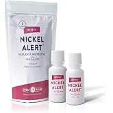 Nickel Alert - 2 Pack of Nickel Testing Solution | Perform 400+ Tests on Any Metal Object including Jewelry, Watches &amp; Belts