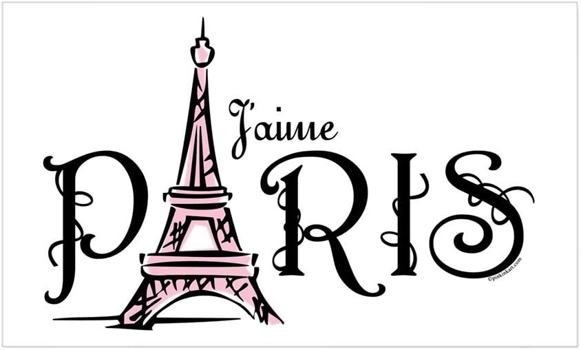 Cafepress J Aime Paris Rectangle Sticker Rectangle Bumper Sticker Car Decal Amazon Co Uk Kitchen Home