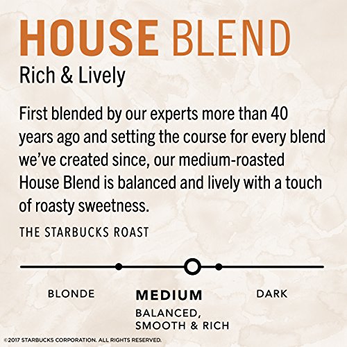 Starbucks VIA Instant Coffee Medium Roast Packets — House Blend — 12