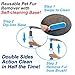 NEWBEA Pet Hair Remover with Self-Cleaning Base, Double-Side Lint Brush for Dog and Cat, Efficient Pet Hair Remover from Clothing, Furniture, Home, Blue