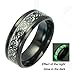 Tanyoyo Luminou Black Celtic Dragon Rings For Men Women stainless steel Wedding Band Jewelry (7)