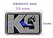 Tactical K9 Patch Embroidered Dog Patch Hook and Loop Fastener Backing for Service Animal Vest