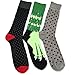 TeeHee Men's Cotton Crew Fashion Socks - 5 Pair Pack