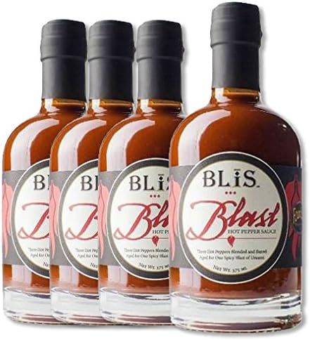 BLiSBlast Hot Pepper Sauce - 4 Pack - 375ml (4)