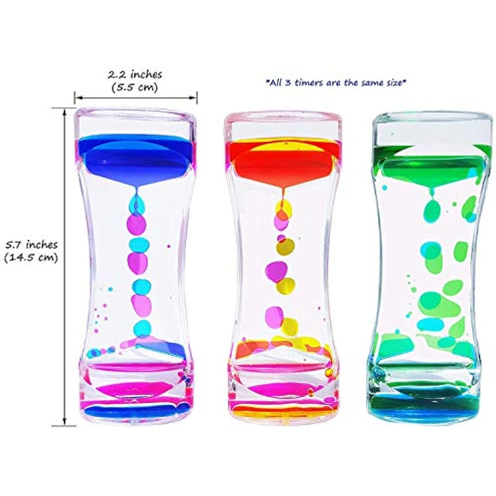 Executive Desk Toys SD Motion - Floating Liquid Bubbler Timer Pack Of 3 ...