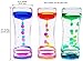 SD Motion - Floating Liquid Motion Bubbler Timer - Pack of 3 || Novelty & Fun Fidget Toy || Calm & Relaxing Desk Toy || Suitable for Anxiety, Autism Sensory Toys, ADHD Play