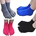 Premium Cotton Socks / Yoga Socks / Grip Socks / Toe Socks /Pilates Socks / non skid socks / barre socks/ non slip socks for Women, 4 Pack