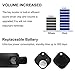 Wireless Key Finder Wallet Locator – Luxsure Mini Item Tracker Cell Phone Luggage Bags Purse Pet Remote Control Anti-Lost Tag w/Base Support, 1 RF Transmitter & 4 Receivers (Black KF4)