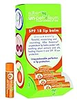 Alba Un-Petroleum Tangerine Lip Balm, SPF 18 , 0.15-Ounce Tubes (Pack of 24)