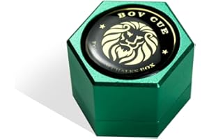 YEUEK TAOM Hexagon Magnetic Chalk Holder,Portable Pool Cue Chalk Holder for Predator Chalk,Silent Chalk Holder Pool Billiards,Pool Cue Chalk Case for Hexagon Round Billiards Pool Table Accessories