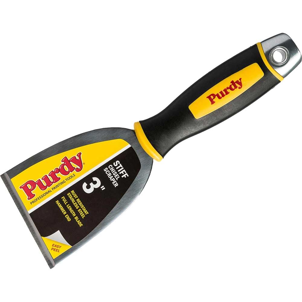 Purdy Premium Stiff Putty Knife 3" (Chisel Knife)